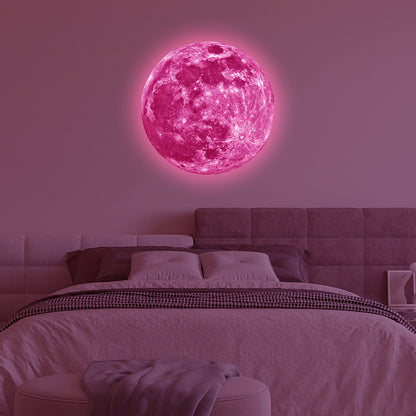 3D Luminous Moon Wall Sticker