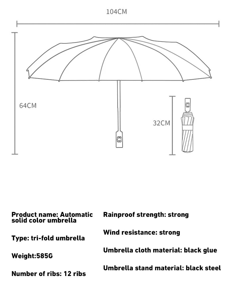 Icy Creeks  Automatic Umbrella 24 Bone  Umbrella